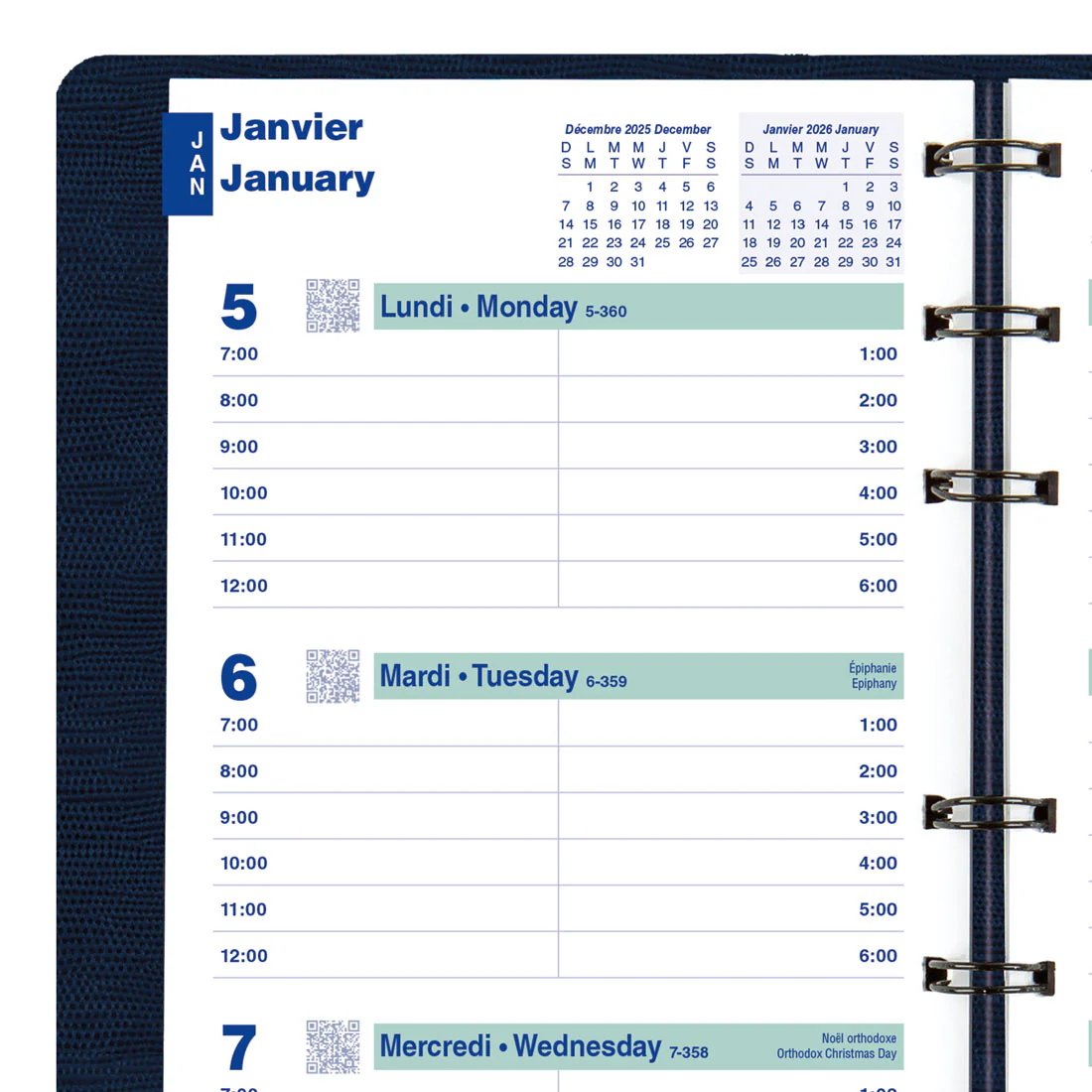 Essential Weekly Planner 2026, Bilingual (C5100.81BTX-26, C5100.82BTX-26) - Image 6