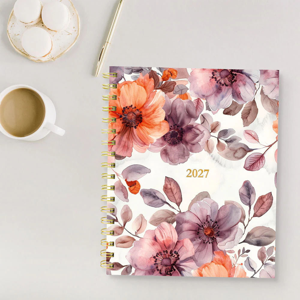 Floral Blush 17-Month Monthly Planner, 2026 - 2027, Bilingual (C489017.01B-27) - Image 13