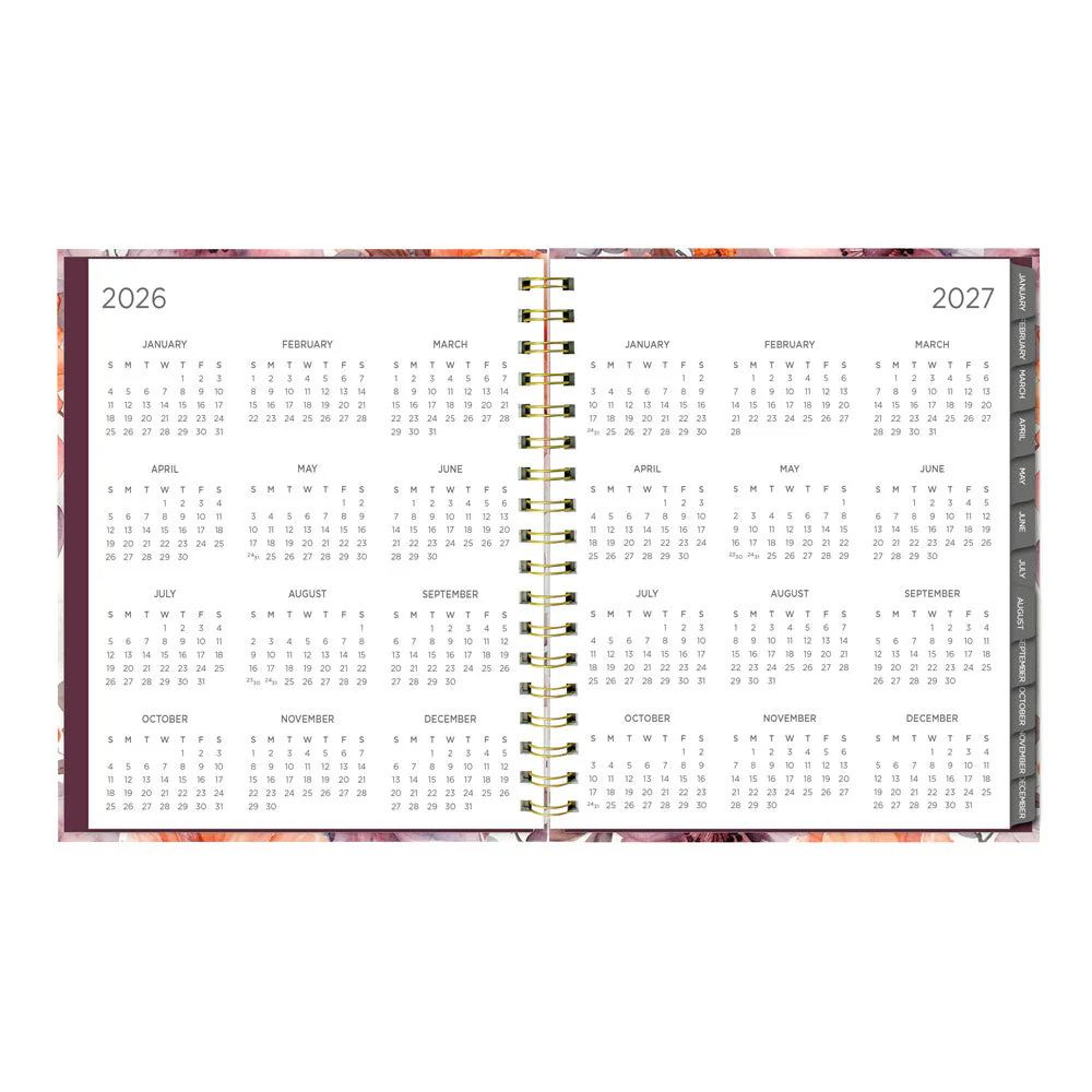Floral Blush 17-Month Monthly Planner, 2026 - 2027, English (C489017.01-27) - Image 5
