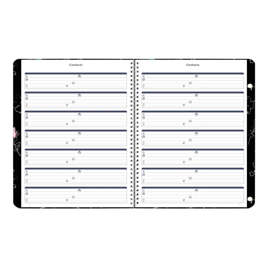 Dramatic Floral Monthly Planner 2026, Bilingual (C701BG.01-26)<br>*2026 Edition now sold out - Image 6