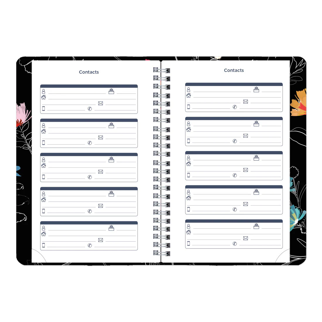 Dramatic Floral Weekly/Monthly Planner 2026, Bilingual (C101BG.01-26) - Image 9