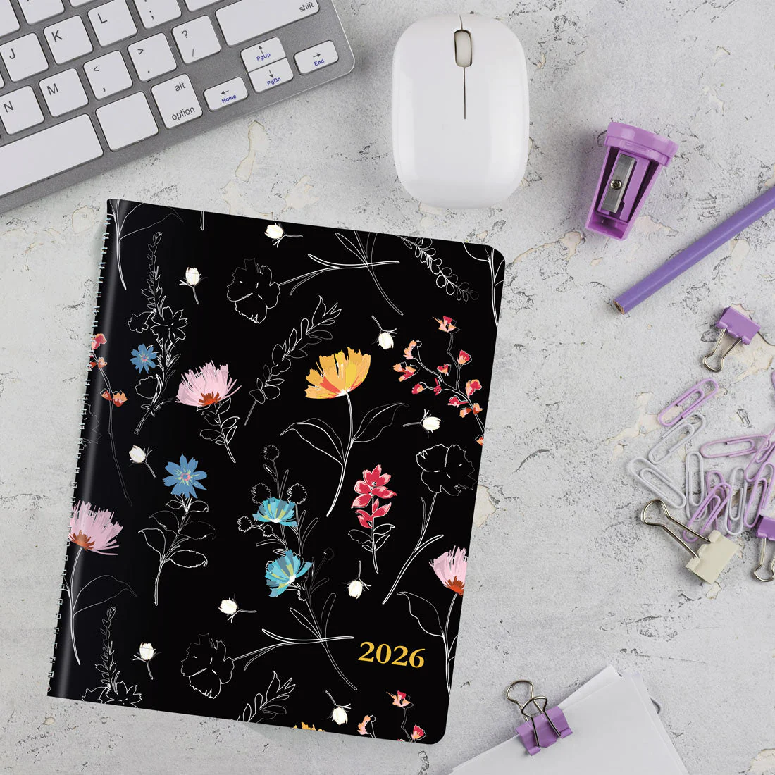 Dramatic Floral Weekly/Monthly Planner 2026, Bilingual (C958BG.01-26) - Image 11