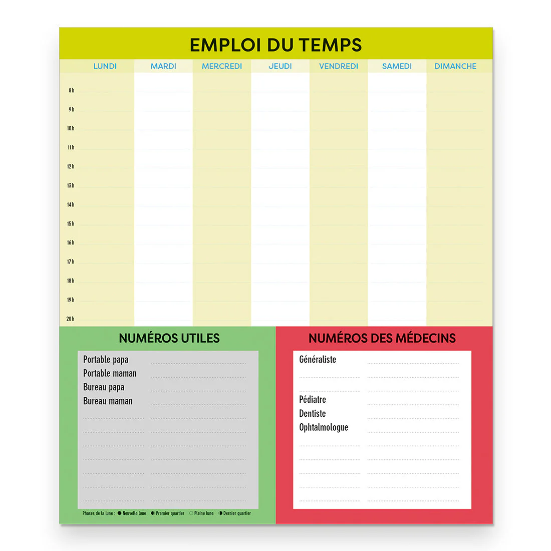 Fridgeplanner™ Maxi Magnet Calendar, 17 Months, 2026-2027, French (C174110FA-27) - Image 8