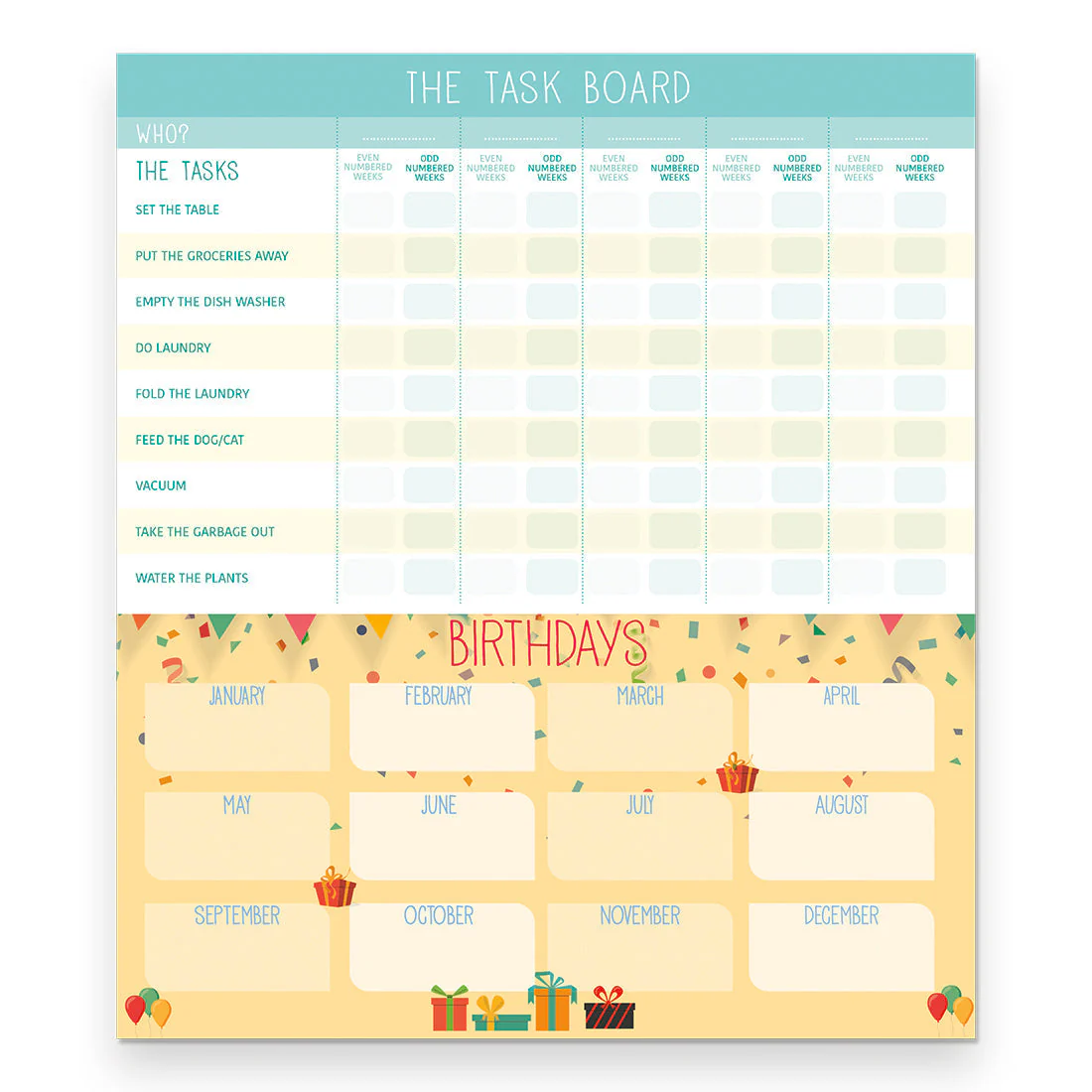 Fridgeplanner™ Maxi Magnet Calendar, 17 Months, 2026-2027, English (C174110A-27) - Image 7