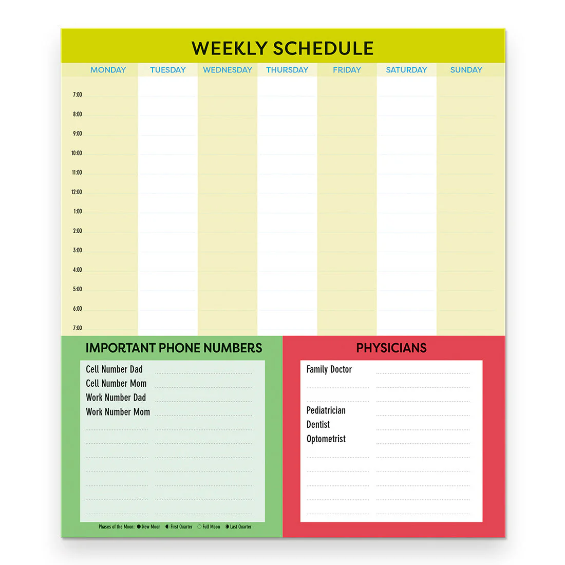 Fridgeplanner™ Maxi Magnet Calendar, 17 Months, 2026-2027, English (C174110A-27) - Image 8