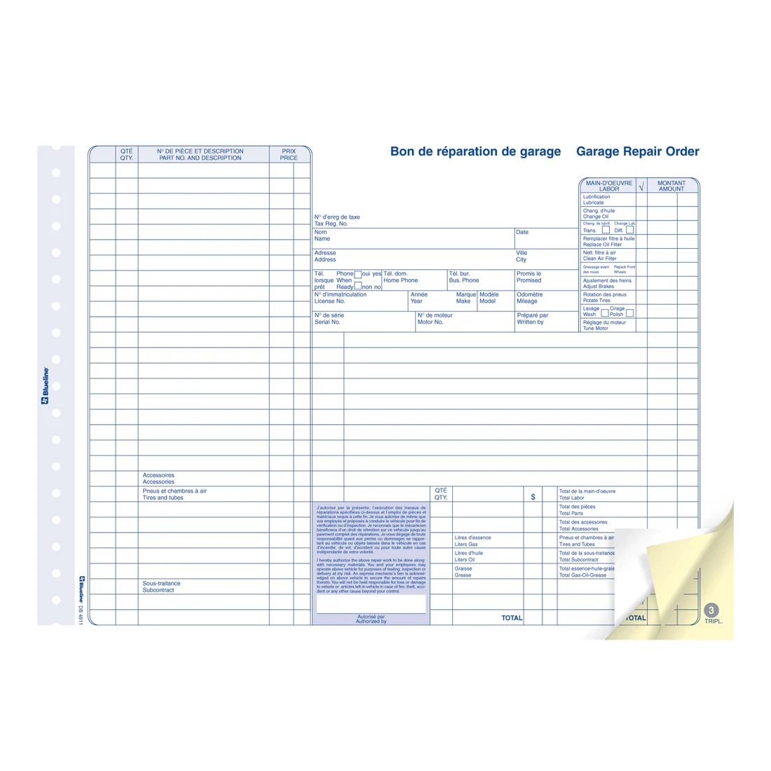 Garage Repair Orders in Snap Sets, DB4811 - Image 3