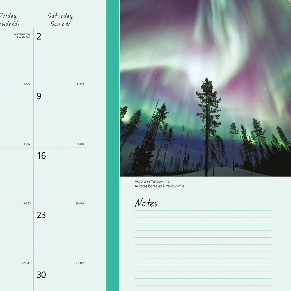 Monthly Desk Pad Calendar, Canadian Provinces, Bilingual, 2027 (C192118-27) - Image 7