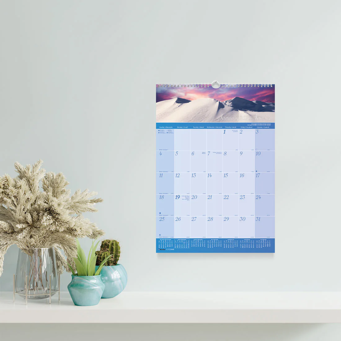 Imagine Collection Wall Calendar 2026, Bilingual, World Panoramas (C173104B-26) - Image 7