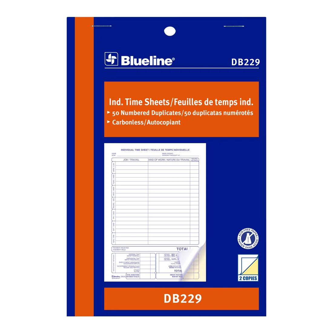Individual Time Sheets, DB229 - Image 4