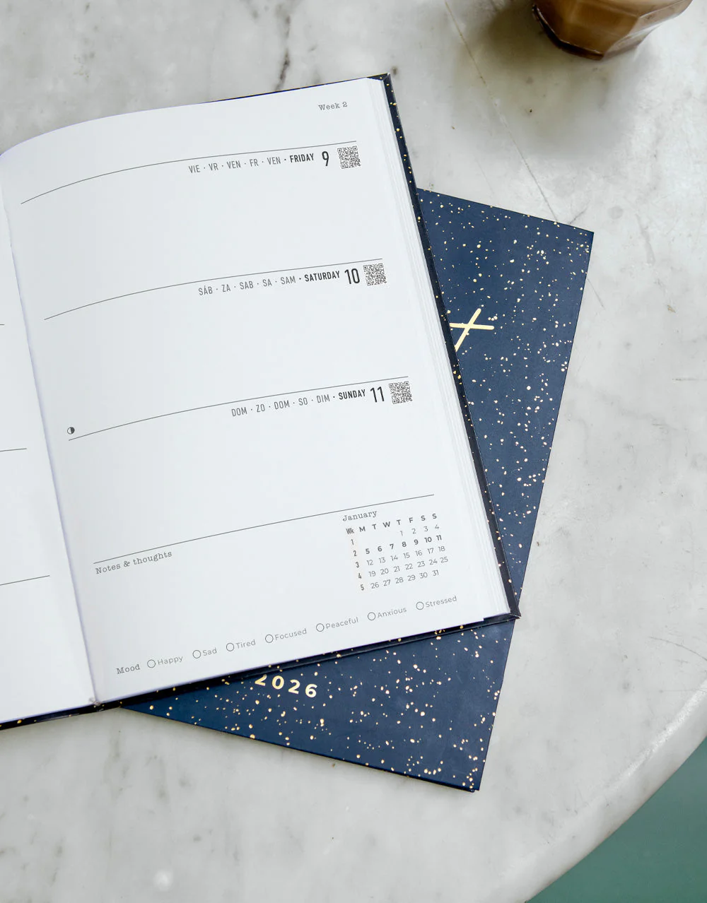 Inspire A5 Week to View Planner 2026 - Multilanguage - Image 24