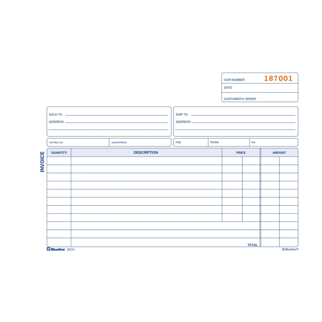 Invoices Book, DC31 - Image 3