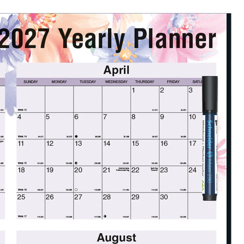 Yearly Wall Planner, Passion, English, 2027 (C171920-27) - Image 5