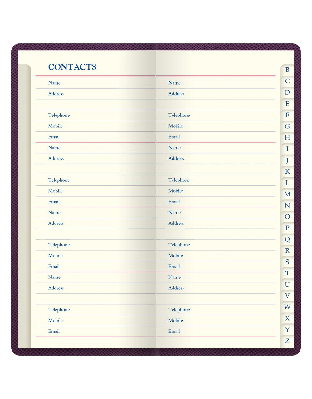 Legacy Slim Pocket Address Book - Image 6