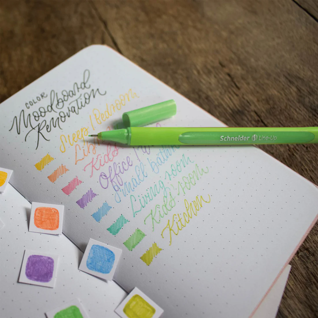Line-Up Pastel Fineliners 0.4mm with Case stand, 8 pieces - Image 6