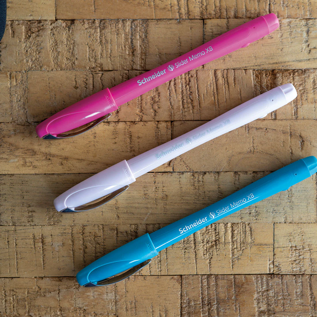 Memo Ballpoint Pens XB, Special Limited Edition, Blue Ink, Promo Set of 4 Units + 1 FREE Rave - Image 5
