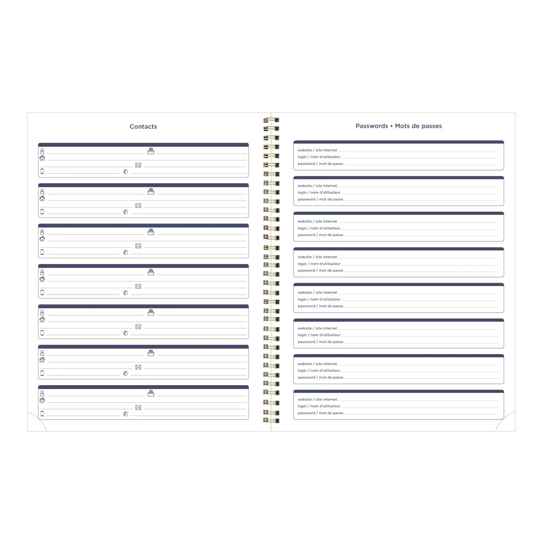 Minimalist Monthly Planner 2026, Bilingual (C701BPT.ASX-26) - Image 8