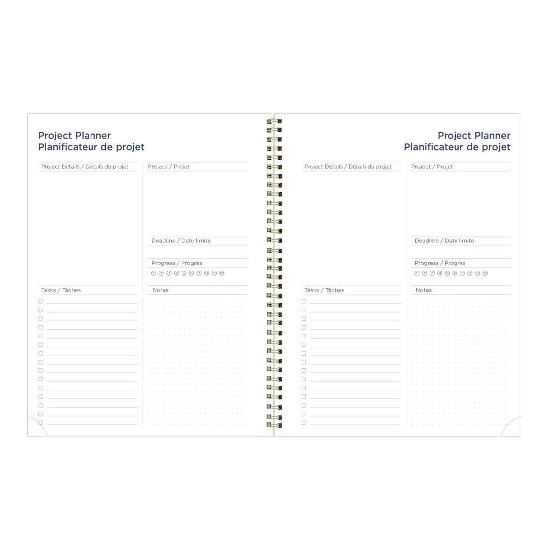 Minimalist Weekly/Monthly Planner 2026, Bilingual (C958BPT.ASX-26) - Image 8