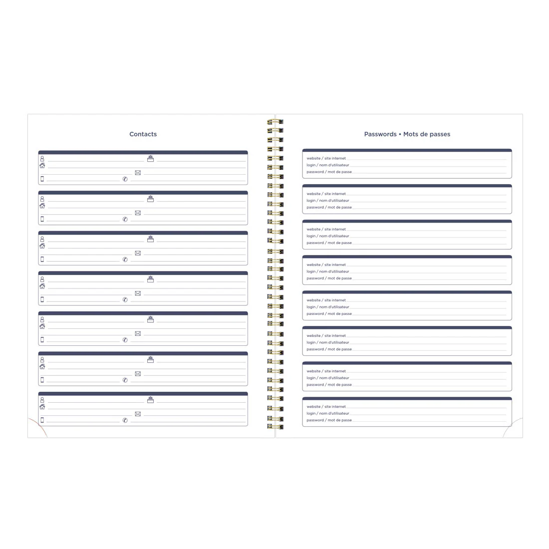 Minimalist Weekly/Monthly Planner 2026, Bilingual (C958BPT.ASX-26) - Image 9