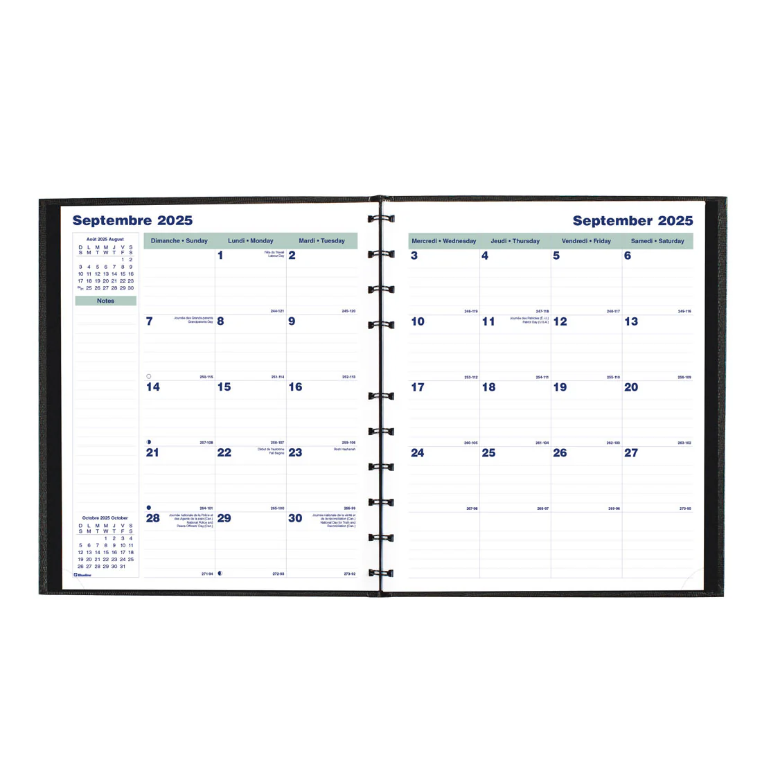 MiracleBind™/CoilPro™ Monthly Planner 2026, Bilingual, Black (CF1512C.81B-26) - Image 3