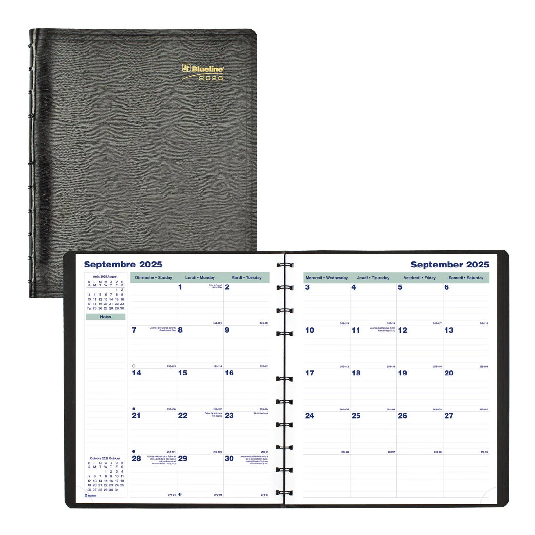 MiracleBind™ Monthly Planner 2026, Bilingual, Black (CF1512.81BT-26)<br>*2026 edition is now sold out