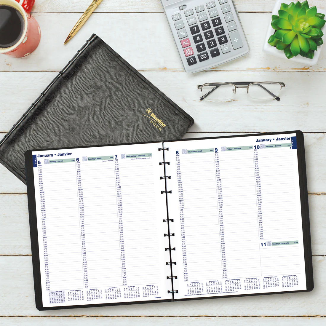 MiracleBind™ Weekly Planner 2026, Bilingual, Black (CF5950.81BT-26)<br>*2026 edition is now sold out - Image 12