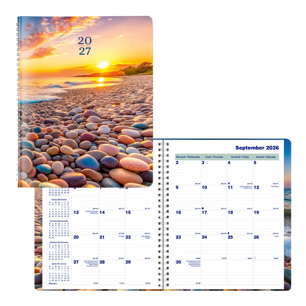 Nature Monthly Planner, 2027 - 16 Months, Bilingual (C1200G.03BT-27,C1200G.04BT-27) - Image 10