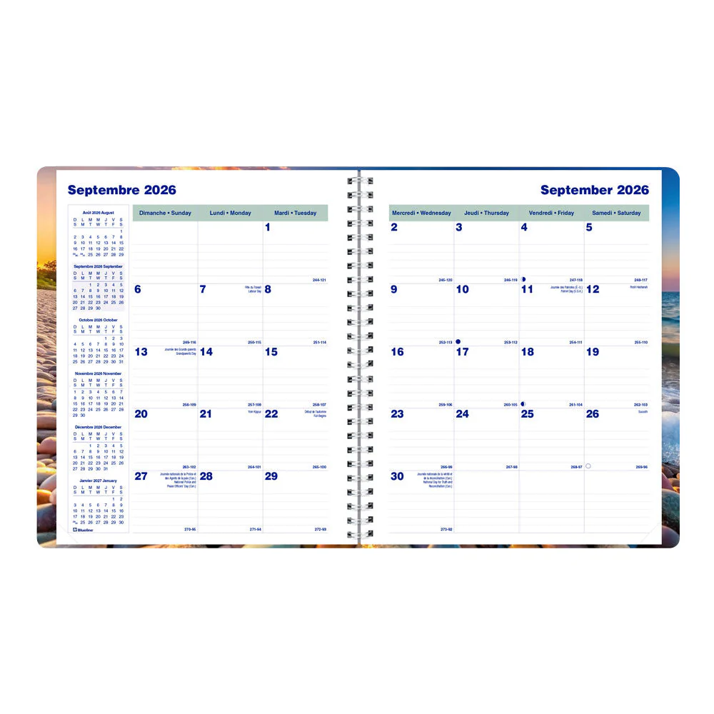 Nature Monthly Planner, 2027 - 16 Months, Bilingual (C1200G.03BT-27,C1200G.04BT-27) - Image 12