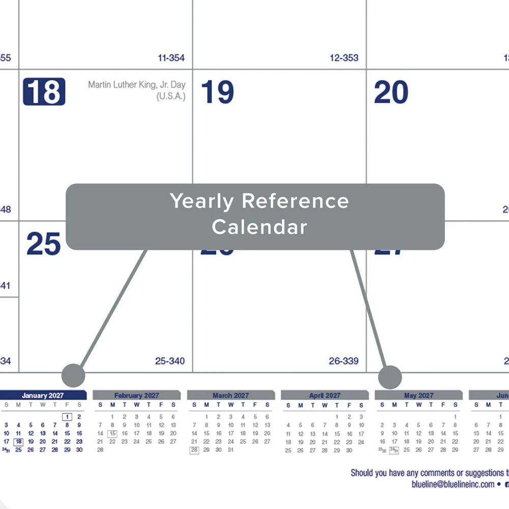 Monthly Desk Pad Calendar, Net Zero Carbon™, English, 2027 (C177847-27) - Image 10