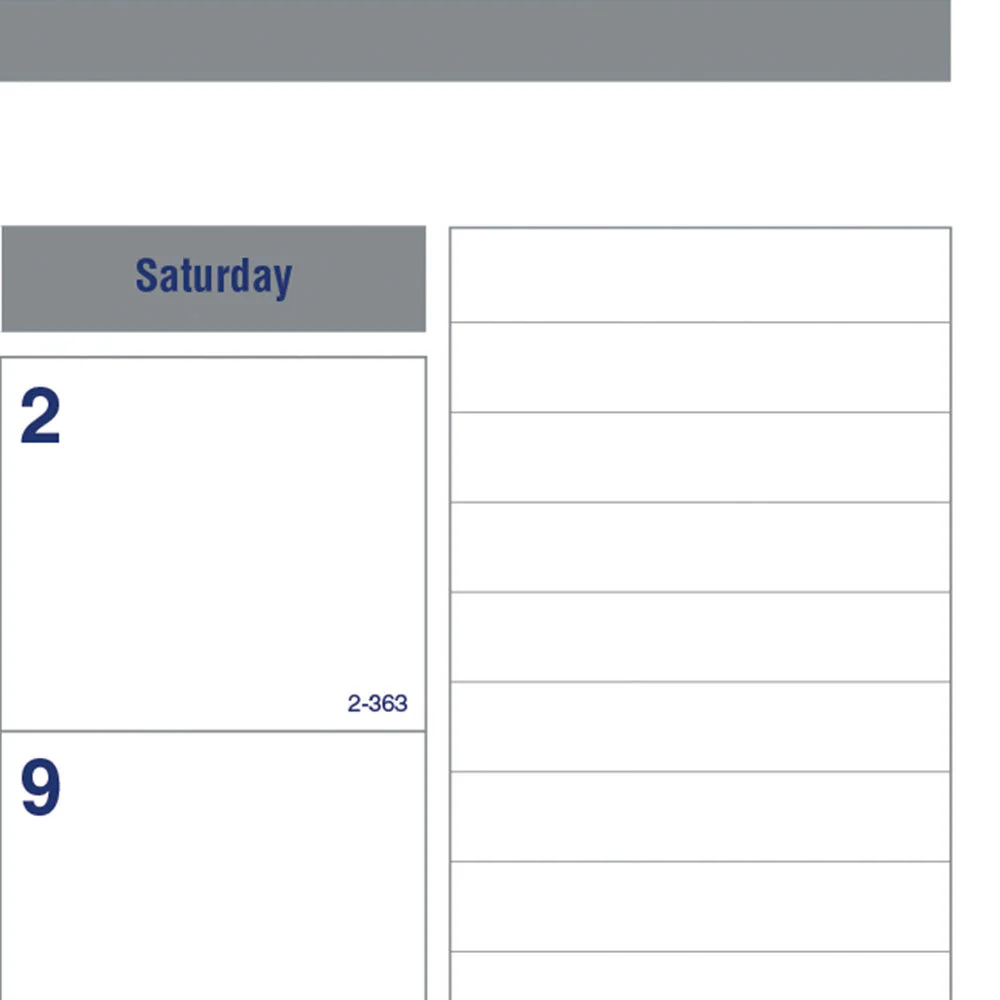 Monthly Desk Pad Calendar, Net Zero Carbon™, English, 2027 (C177847-27) - Image 8