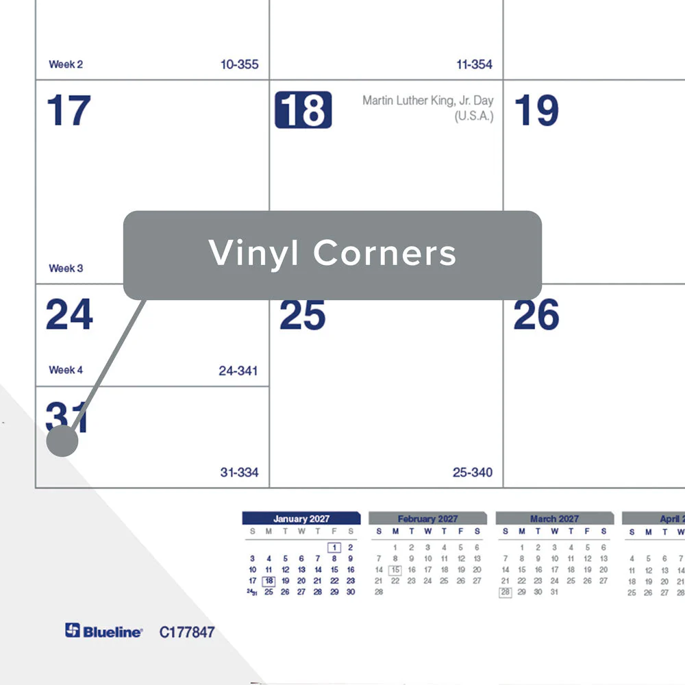 Monthly Desk Pad Calendar, Net Zero Carbon™, English, 2027 (C177847-27) - Image 9