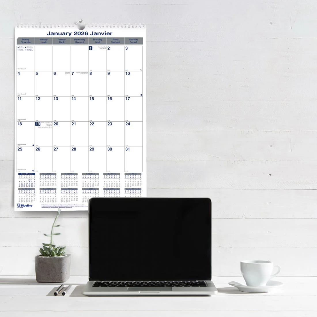 Net Zero Carbon™ Wall Calendar 2026, Bilingual (C171303B-26) - Image 5