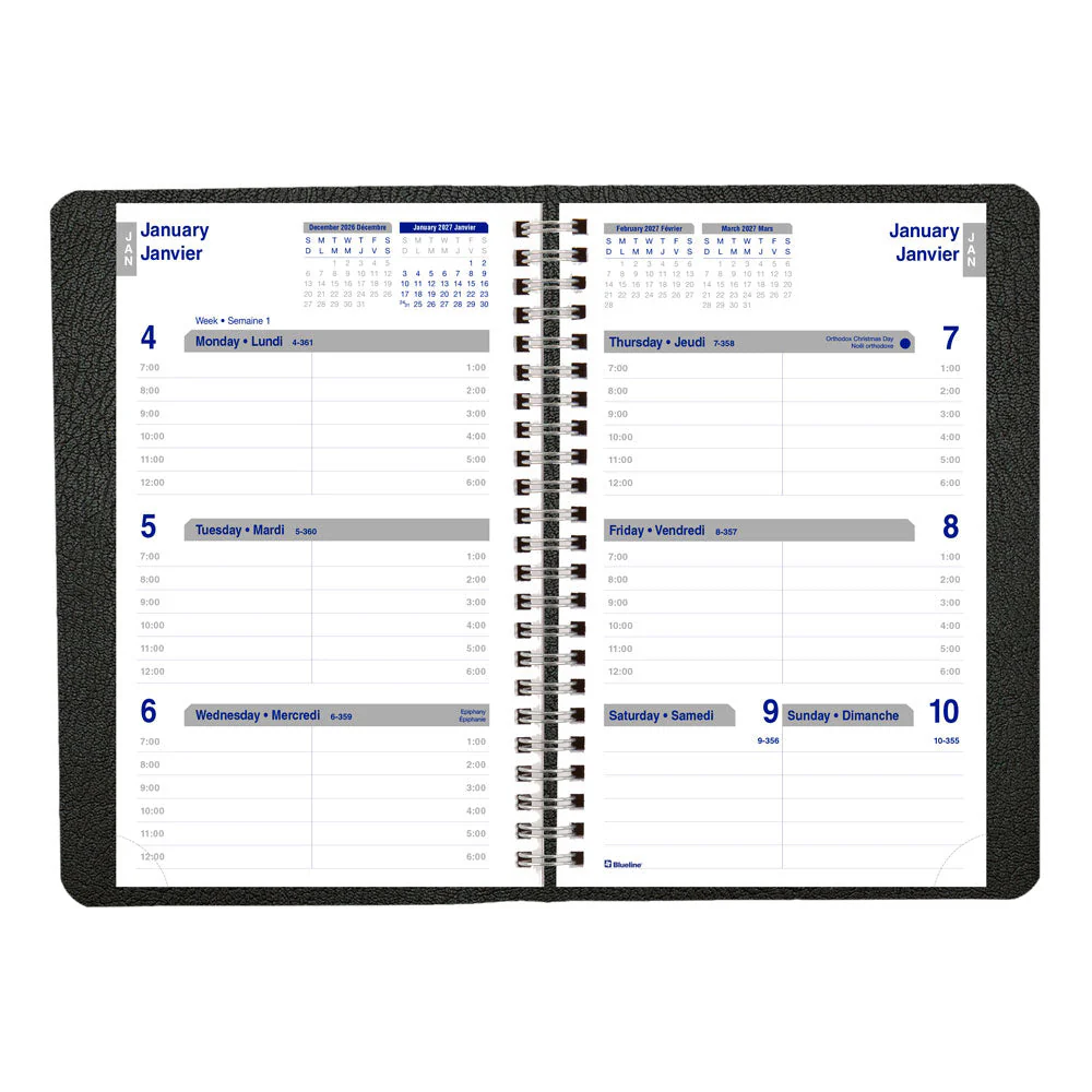 Net Zero Carbon™ Weekly Appointment Book, 2027, Bilingual (C815.81BT-27) - Image 3