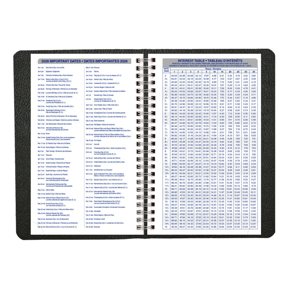 Net Zero Carbon™ Weekly Appointment Book, 2027, Bilingual (C815.81BT-27) - Image 5