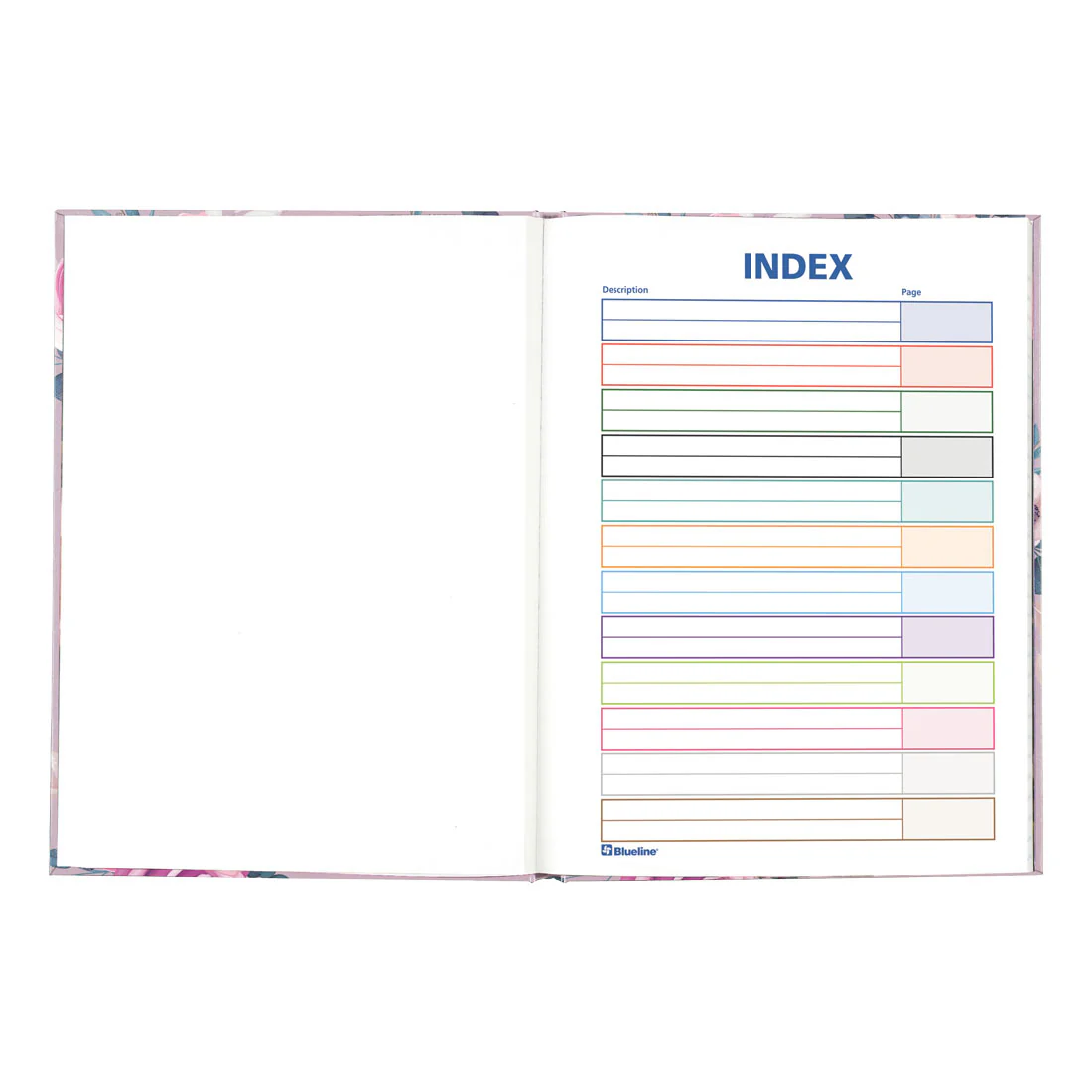 Fashion Notebook, Lavender Floral, A9.02 - Image 4