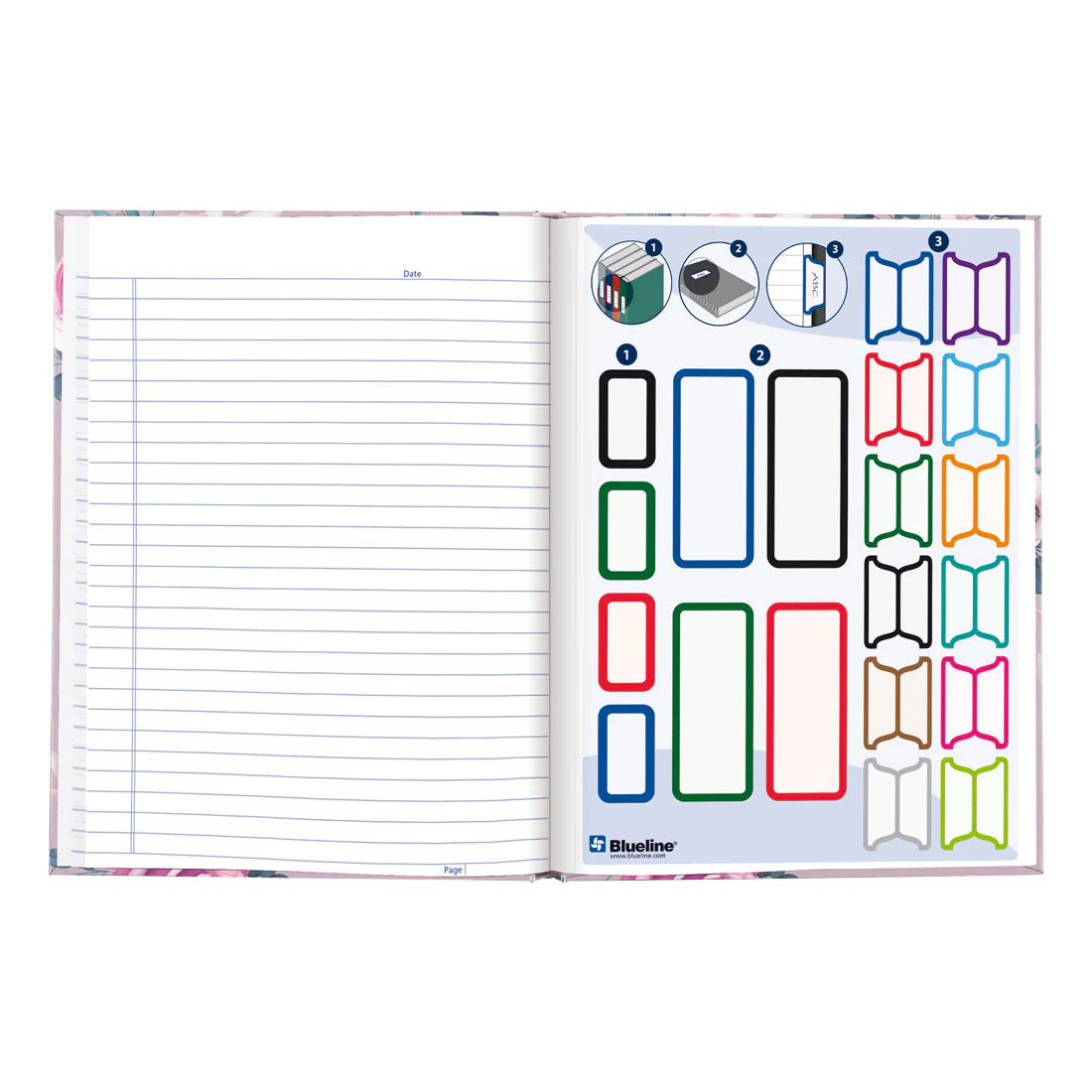Fashion Notebook, Lavender Floral, A9.02 - Image 5