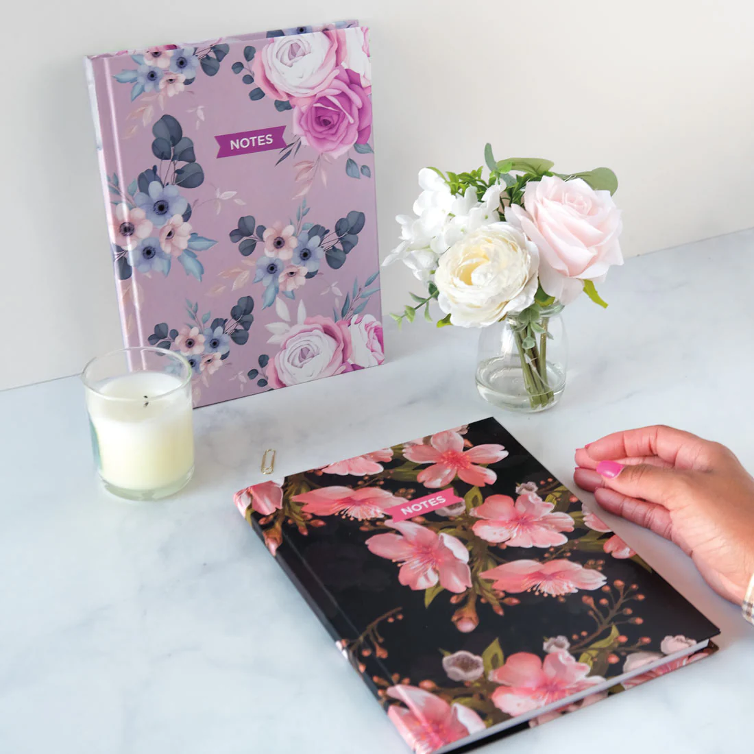 Fashion Notebook, Lavender Floral, A9.02 - Image 6