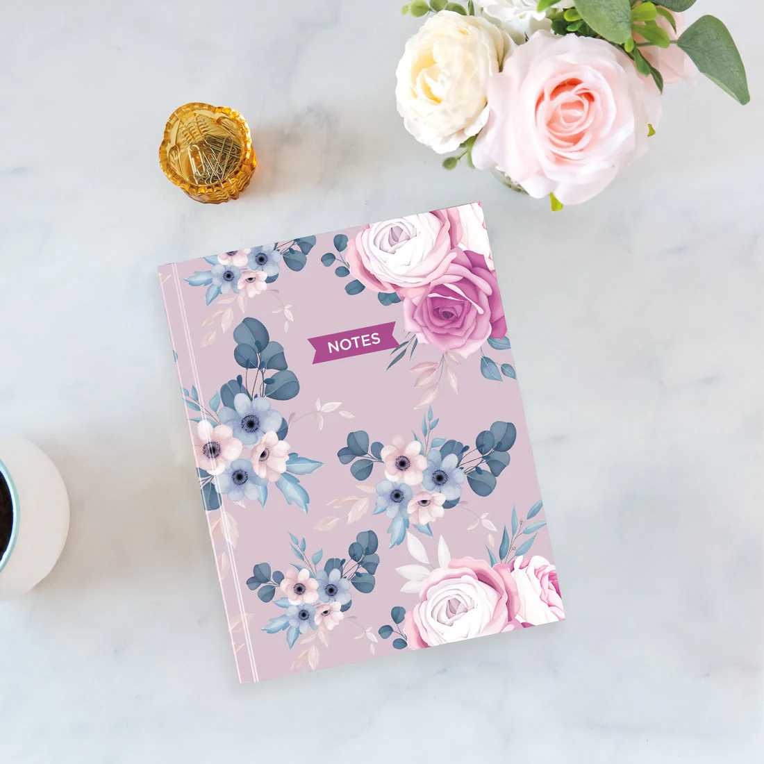 Fashion Notebook, Lavender Floral, A9.02 - Image 7