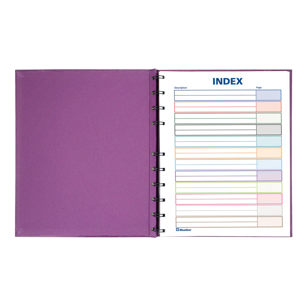 NotePro™ Notebook, with Indexing System, 10-3/4" x 8-1/2", 200 Pages, A10200 - Image 17