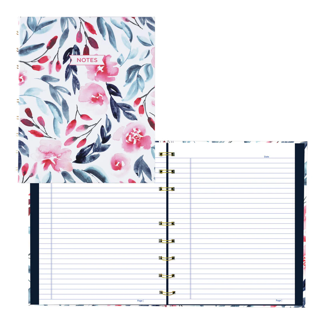 NotePro Fashion Notebook, Tranquil Blooms, A9C.01