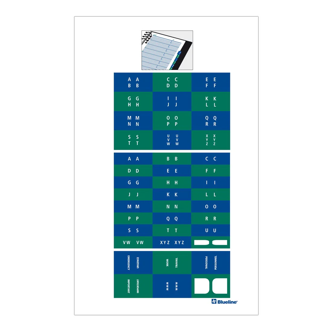 NotePro Telephone and Address Book A1608C.81B - Image 5