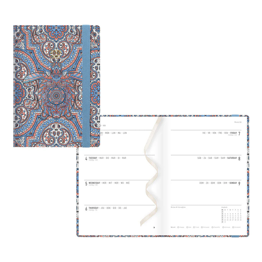 Paisley Academic Weekly Planner, A6, 2026 - 2027, Multilingual (27-030851, 27-031137, 27-030850, 27-031136) - Image 5