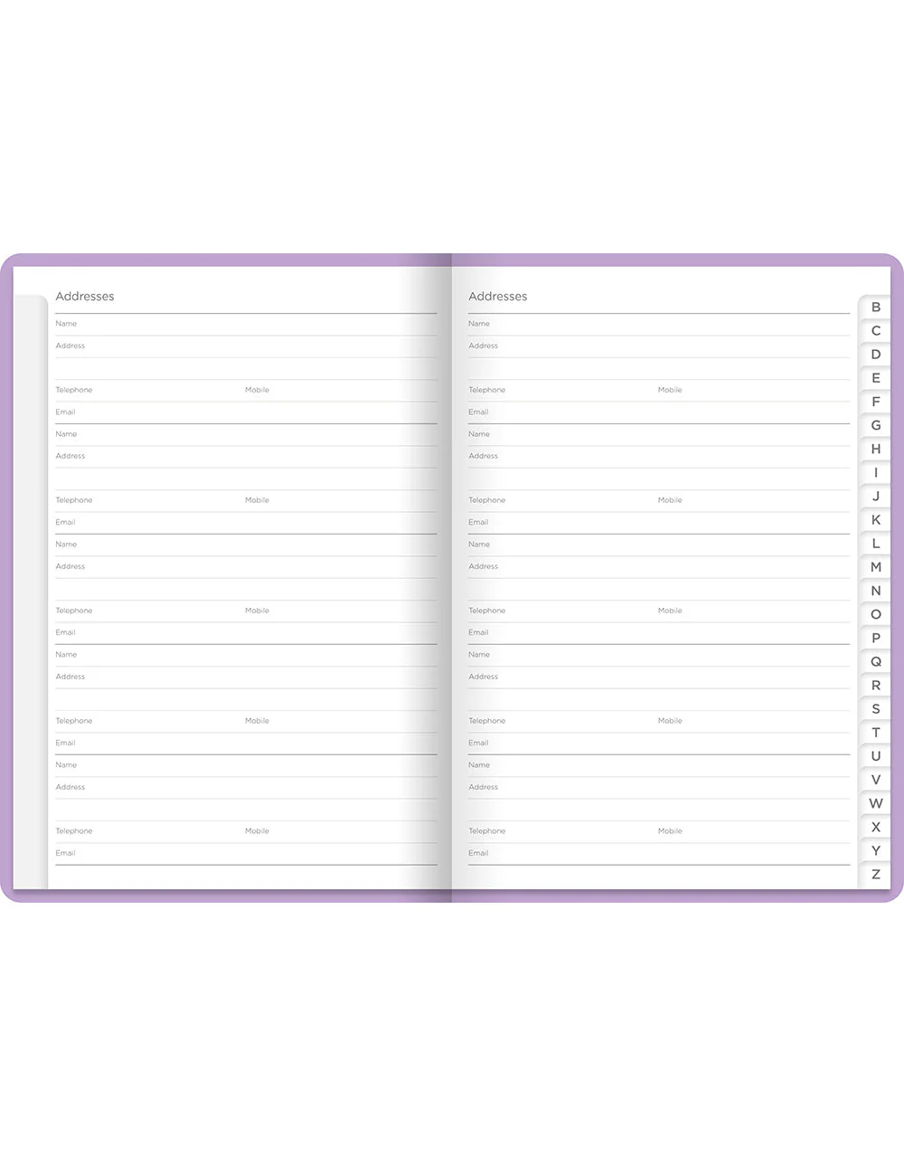 Pastel A5 Address Book - Image 12