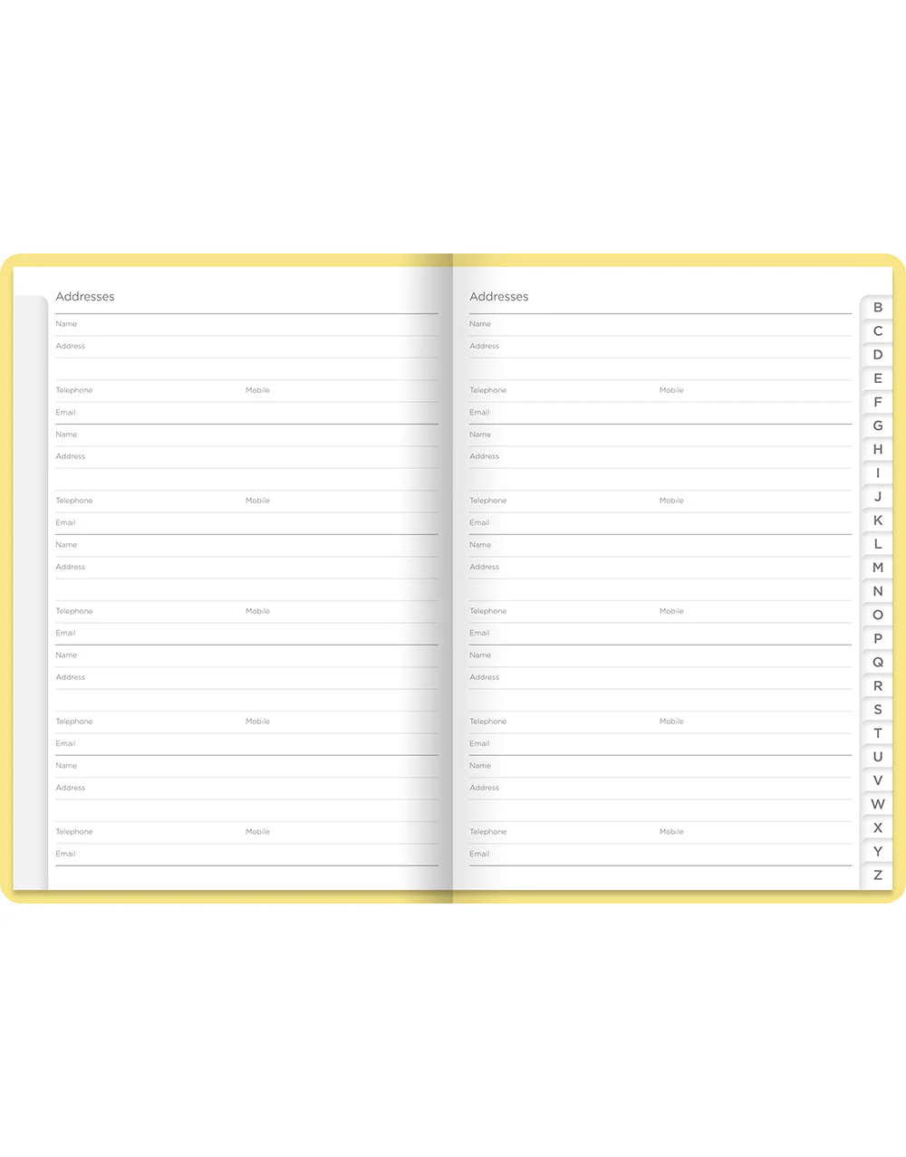 Pastel A5 Address Book - Image 9