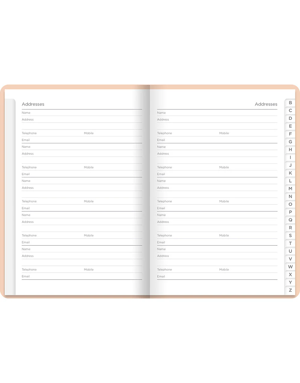 Pastel A6 Address Book - Image 12
