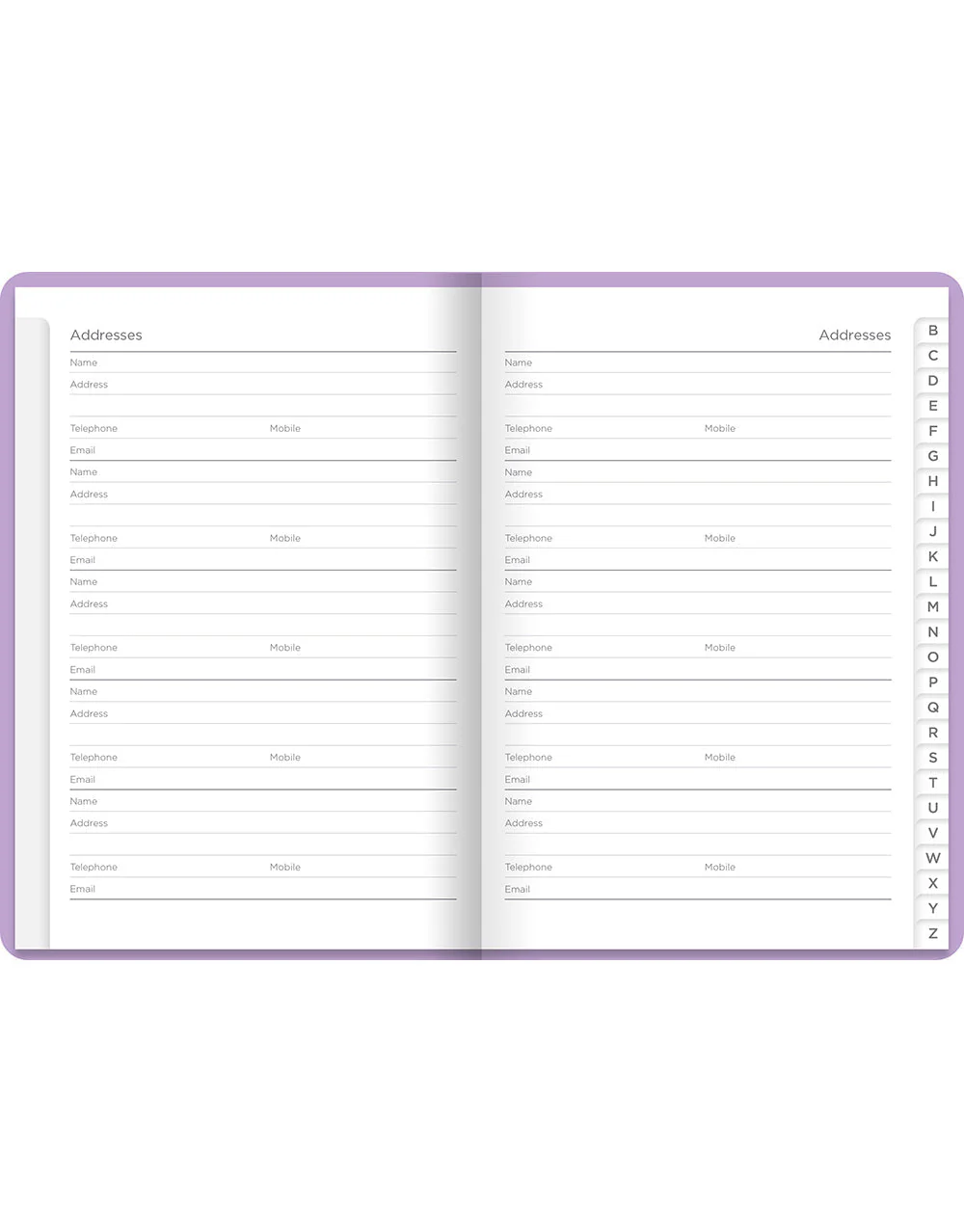Pastel A6 Address Book - Image 3