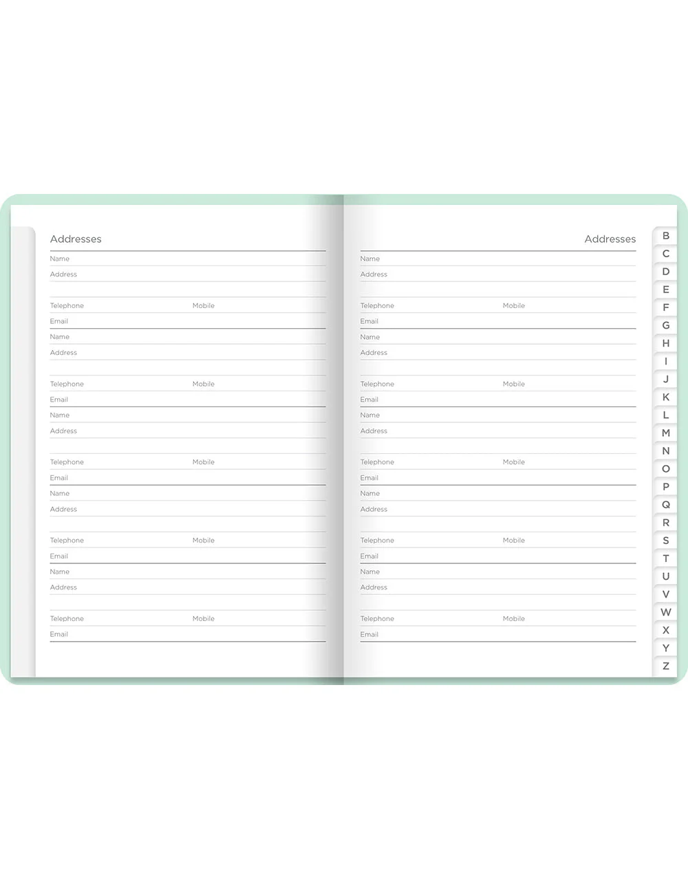 Pastel A6 Address Book - Image 6