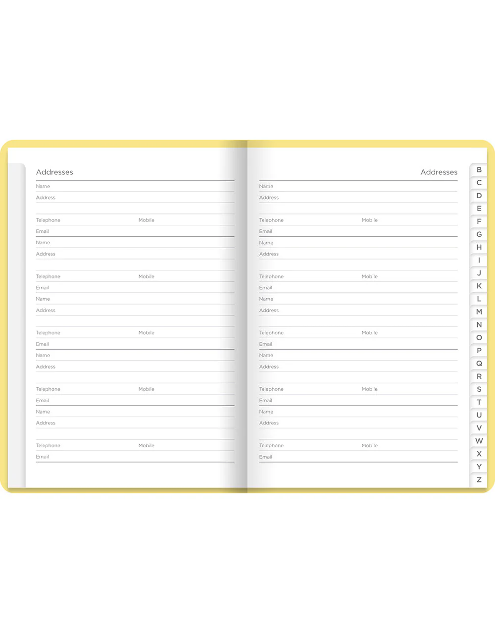 Pastel A6 Address Book - Image 9