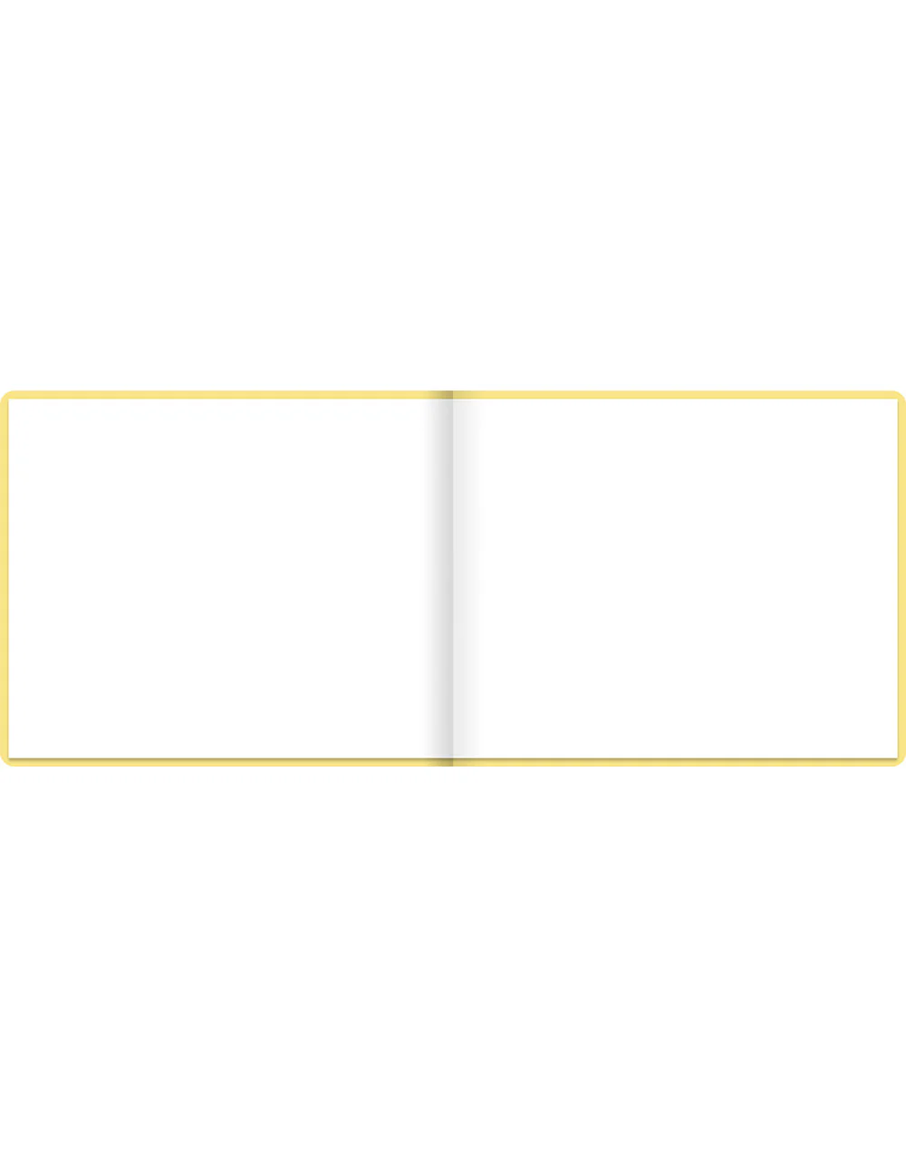 Pastel Quarto Landscape Plain Guest Book - Image 6