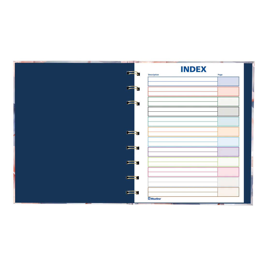 Pink Ribbon/NotePro Fashion Notebook, Pink Spring A7150.PNK6 - Image 4