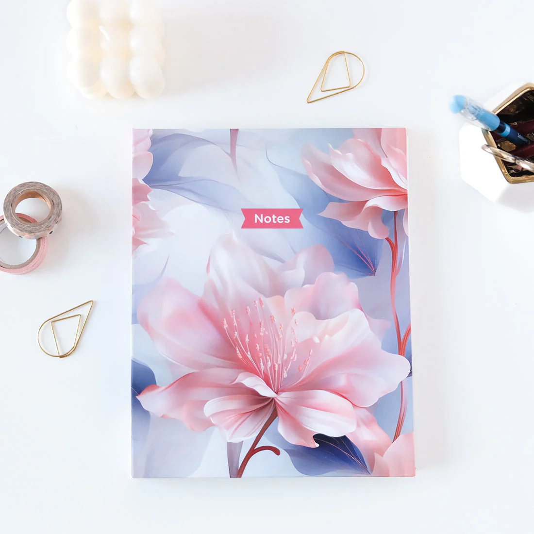 Pink Ribbon/NotePro Fashion Notebook, Pink Spring A7150.PNK6 - Image 7